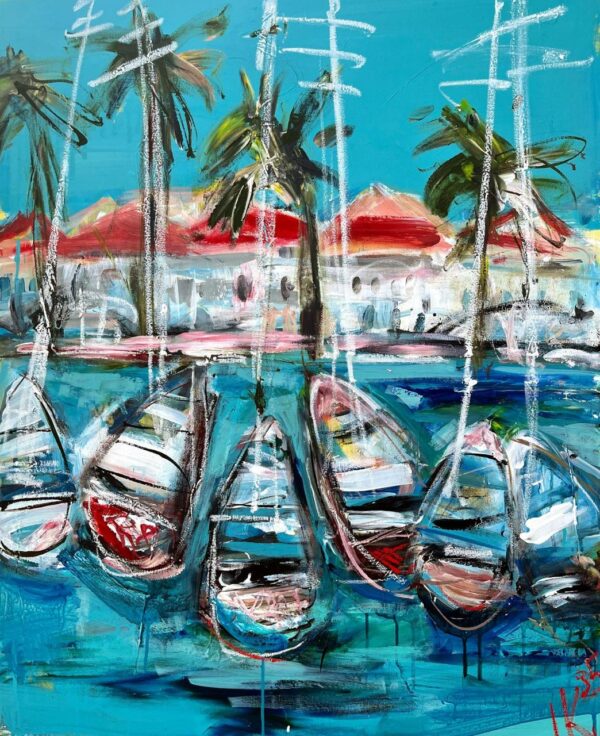 Yachts. Marina